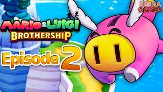 Mario & Luigi Brothership Gameplay Walkthrough Part 2 - Rumbla Island!