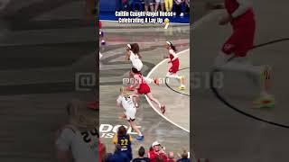 Angel celebrated after a lay up and b4 she knew Caitlin was gone #basketball #caitlinclark #wnba