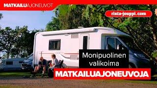 Monipuolinen valikoima matkailuajoneuvoja