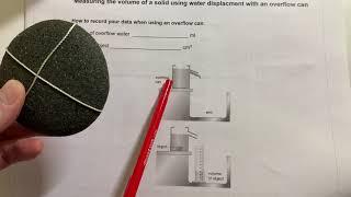 Measuring Volume By Water Displacement Lab