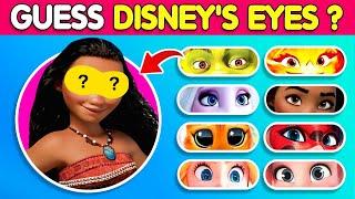  Guess the Eyes  of Disney Characters - Quiz for Disney Lovers!