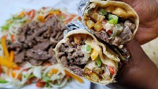 Délicieux SHAWARMA la viande de bœuf @MimiInternationalKitchen #shawarma