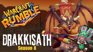 Warcraft Rumble PvP : Drakkisath META + AOW all the way to 17k+( Bounty hunt / Adrenaline rush )S8W4