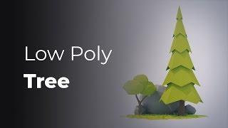 How to make a low poly tree in Blender 2.8