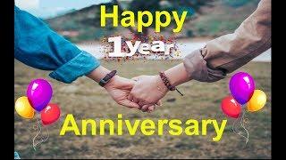 Happy 1st year Wedding Anniversary