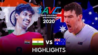 LEGENDARY MATCH | INDIA vs AUSTRALIA | AVC Men's Tokyo Volleyball Qualification 2020