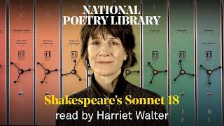 Shakespeare's Sonnet 18: "Shall I compare thee to a summers day" | Read by Harriet Walter