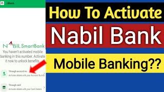 Nabil Bank Mobile Banking || Mobile Banking Kasari Kholne || Nabil Bank Mobile Banking Activation