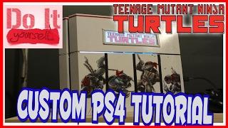 Custom PS4 Tutorial - Teenage Mutant Ninja Turtles : A Drumblanket DIY Tutorial