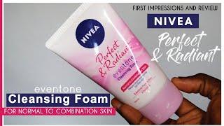 NIVEA Perfect and Radiant Eventone Cleansing Foam| Review | Face wash for Sensitive skin | Acne care