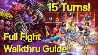 FFBE | SBB Neo ExDeath EXT - 15 Turns Full Fight Walkthru Guide