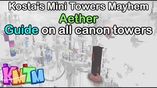 KMTM Aether Guide - All Canon Towers