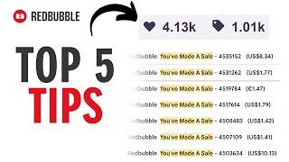 5 Redbubble Tips That Made Me 1000 Sales | Boost Your Store