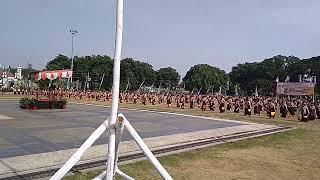 GELAR KETRAMPILAN SEMAPHORE DI ALUN-ALUN PURWODADI, GROBOGAN - JAWA TENGAH 