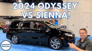 2024 Honda Odyssey vs Toyota Sienna: Who Wins?