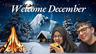 Welcome December | Enjoying Winter Bonefire | Guests are Blessing | Happy Family