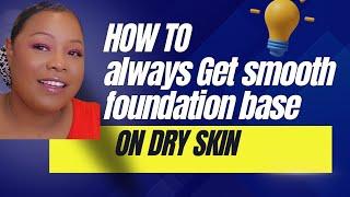 Beginner's guide to smooth foundation #makeup #howto #glowymakeup #beginner