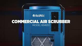 Global Industrial™ Commercial Air Scrubber & Negative Air Machine w/ HEPA Filtration, 3300 CFM