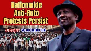 SCTNEWS: Nationwide Anti-Ruto Protests Persist Despite Goons Infiltration.