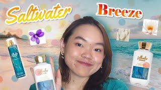 REVIEW AROMA SALTWATER BREEZE BODY LOTION "OCEAN VIBES" BY BATH AND BODY WORKS! FRESH & MUSKY?