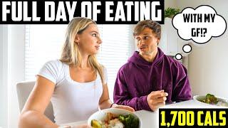 FULL DAY OF EATING W/ MY GF |  MY DIET VS. HERS | Road to IFBB Pro