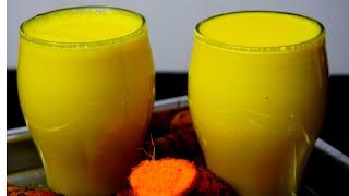 Turmeric milk-Golden Milk-How to make turmeric milk by Foodship