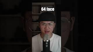 1 VS 1024 faces   #asmr