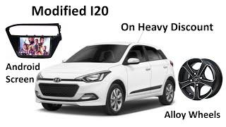 Decently Modified 2019 Hyundai Elite i20 (Alloys & Android screen) #Hyundai #carsondiscount #i20