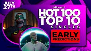 EARLY PREDICTIONS | Billboard Hot 100, Top 10 Singles | July 27th, 2024