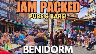 Benidorm - JAM PACKED Pubs & Bars Everywhere!┃Strip, Levante & Derramador