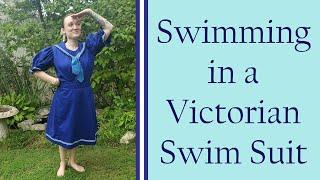 Swimming in a Victorian Bathing Suit