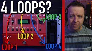 4 Loops on the 2 Track Boss RC-500 Loop Station?