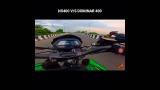 PULSAR NS 400 Vs DOMINAR 400 | DRAG RACE #shorts #automobile #viral #superbike