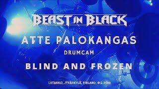 Atte Palokangas Beast In Black Drumcam 'Blind and Frozen' / 9.2.2018 Lutakko