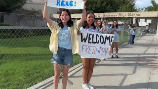 Beckman High School Freshmen Orientation Recap Video 2023!