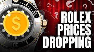 Rolex Prices Dropping – Why It’s Happening and What’s Next