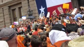 Pro-Choice Rally with Democratic Leaders in Austin TX - July 1, 2013