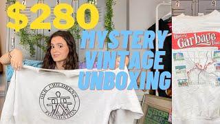 VINTAGE MYSTERY WHOLESALE BOX UNBOXING (The Clothing Warehouse)