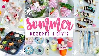 Sommer Snacks, Party Snacks, Picknick Ideen und Sommer DIY Ideen gegen Langeweile zum selber machen