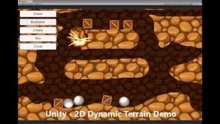 Unity - 2D Dynamic Terrain Demo