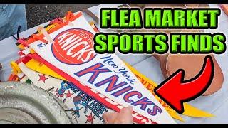 This Booth was a Feeding Frenzy: Flea Market Sports Cards & Memorabilia Finds #fleamarketfinds