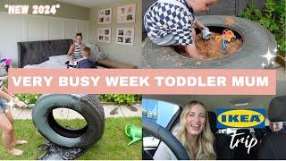 MUM WEEKLY VLOG | Ikea Trip Kids, How To Make A Free Tyre Sandpit, Mama Solo Trip Away