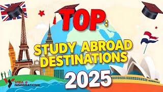 Top 7 Study Abroad Destinations for Students in 2025  | Study in Austrlia 2025