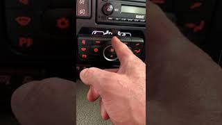 Cab heater timer set on DAF truck