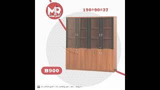 کمد و فایل و ویترین اداری و کتابخانه چوبی مدل B900 - مستر صندلی - mr_sandali