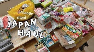 Chaotic Japan Haul – gifts ideas, food, bento accessories, stationery and more | Silent vlog