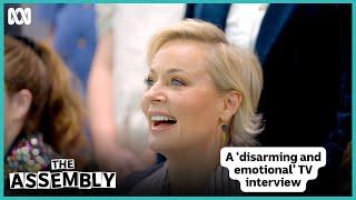 Amanda Keller's most 'disarming and emotional' TV interview | The Assembly | ABC iview