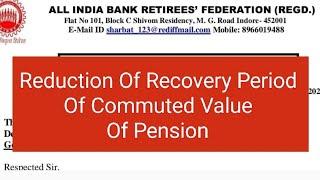 AIBRF - Recovery Of Commuted Value Of Pension