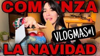 VLOGMAS 2024: ESTO EMPIEZA!! | PONIENDO EL ÁRBOL DE NAVIDAD Y DECORANDO LA CASA |DÍA 1