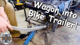 Making a Wagon Into a Bike Trailer